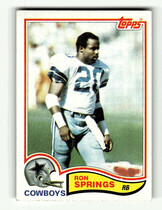 1982 Topps Base Set #325 Ron Springs