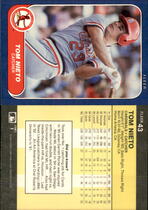 1986 Fleer Base Set #43 Tom Nieto