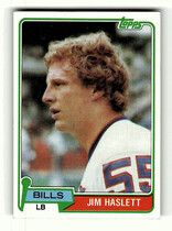 1981 Topps Base Set #173 Jim Haslett