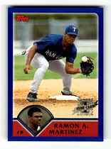2003 Topps Base Set #309 Ramon A. Martinez