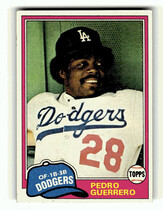 1981 Topps Base Set #651 Pedro Guerrero