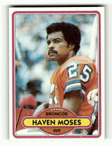 1980 Topps Base Set #496 Haven Moses