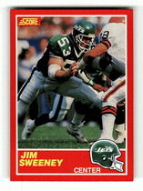 1989 Score Base Set #196 Jim Sweeney