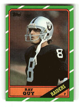 1986 Topps Base Set #69 Ray Guy