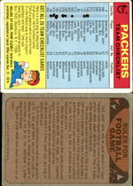 1974 Topps Team Checklists #10 Green Bay Packers