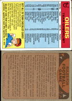 1974 Topps Team Checklists #11 Houston Oilers