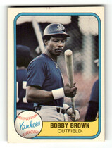 1981 Fleer Base Set #95 Bobby Brown