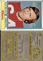 1974 Topps Base Set #190 Dave Wilcox