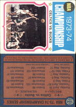 1974 Topps Base Set #164 NBA Championship