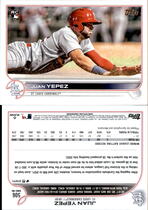 2022 Topps Base Set Series 2 #506 Juan Yepez