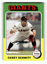 2024 Topps Heritage #124 Casey Schmitt