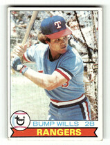 1979 Topps Base Set #369 Bump Wills