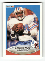 1990 Fleer Base Set #137 Lorenzo White