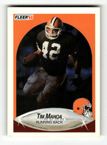 1990 Fleer Base Set #53 Tim Manoa