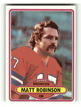 1980 Topps Base Set #12 Matt Robinson