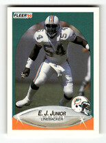 1990 Fleer Base Set #242 E.J. Junior