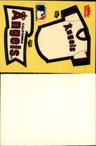 1985 Fleer Team Stickers #NNO Angels (Logo)