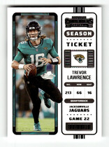 2022 Panini Contenders #51 Trevor Lawrence