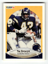 1990 Fleer Base Set #314 Tim Spencer