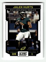 2023 Score Base Set #242 Jalen Hurts