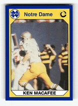 1990 Collegiate Collection Notre Dame 200 #23 Ken MacAfee