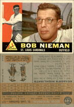 1960 Topps Base Set #149 Bob Nieman