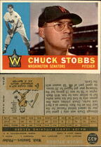 1960 Topps Base Set #432 Chuck Stobbs