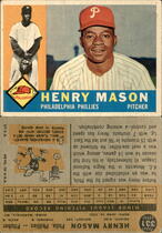 1960 Topps Base Set #331 Henry Mason