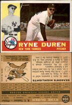 1960 Topps Base Set #204 Ryne Duren