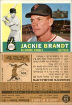 1960 Topps Base Set #53 Jackie Brandt