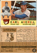 1960 Topps Base Set #39 Earl Averill