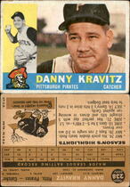 1960 Topps Base Set #238 Danny Kravitz