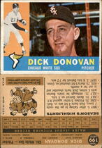 1960 Topps Base Set #199 Dick Donovan