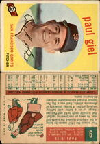 1959 Topps Base Set #9 Paul Giel