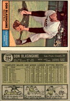 1961 Topps Base Set #294 Don Blasingame