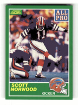 1989 Score Base Set #290 Scott Norwood