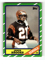 1986 Topps Base Set #256 James Brooks