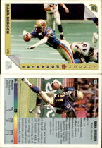 1992 Ultimate WLAF #59 Dana Brinson