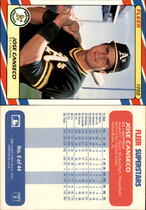 1988 Fleer SuperStars #5 Jose Canseco