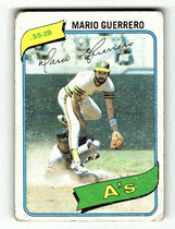 1980 Topps Base Set #49 Mario Guerrero