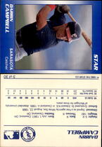 1990 Star Sarasota White Sox #3 Darrin Campbell