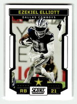 2023 Score Base Set #227 Ezekiel Elliott