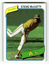 1980 Topps Base Set #231 Steve McCatty