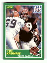 1989 Score Base Set #308 Tim Krumrie