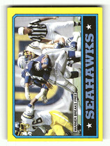 1986 Topps Base Set #200 Seattle Seahawks