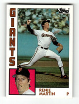 1984 Topps Base Set #603 Renie Martin