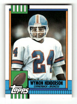 1990 Topps Base Set #43 Wymon Henderson