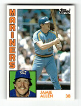 1984 Topps Base Set #744 Jamie Allen