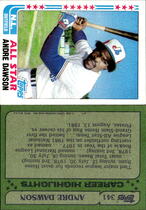 1982 Topps Base Set #341 Andre Dawson