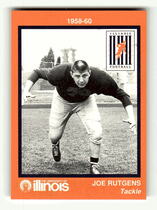 1990 Team Issue Illinois Centennial #24 Joe Rutgens